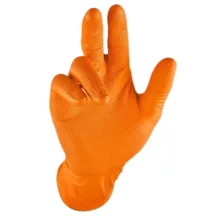 Texturált Nitril Kesztyű Grippaz, Sárga, Méret: M / 8