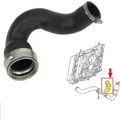 Chrysler PT Cruiser 2.1D Turbócső 04891464AC