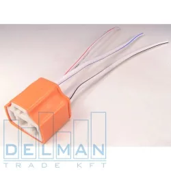 Izzó foglalat vezetékkel H4