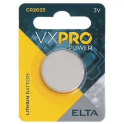 Lítium elem CR2025 3V Elta VXPRO (1 darabos bliszter)