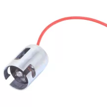 BA15S izzó foglalat vezetékkel fém csatlakozóelem