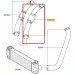 Intercooler cső Turbócső Ford Transit 1420864