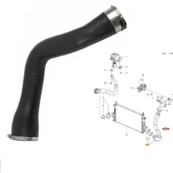 Opel Insignia Turbócső - Intercooler cső 1302275