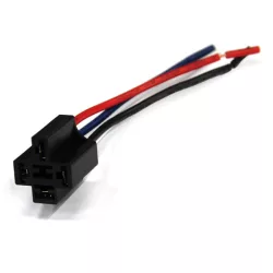 Relé foglalat vezetékkel 4-érintkezős