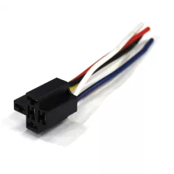 Relé foglalat vezetékkel 5-érintkezős