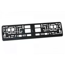 Rendszámtábla tartó keret fekete