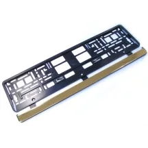 Rendszámtábla tartó keret Arany fóliás