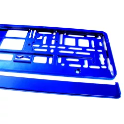 Rendszámtábla tartó keret Metál Sötét Kék