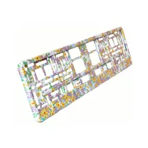 Rendszámtábla tartó keret mintás virágos