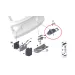 Bmw X3 F25 Csomagtér Ajtózár kapcsoló 51247368753