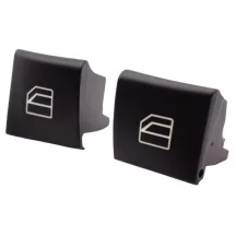   Mercedes A W169 B W245 Ablakemelő kapcsoló nyomógomb burkolat Párban Fekete A1698206710