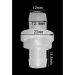 Egyutas PVC Visszacsapó szelep 12mm