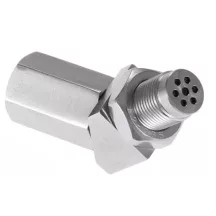   Lambda-szonda kiemelő adapter beépített katalizátorral 45-fokos