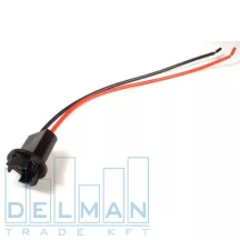 Izzó foglalat vezetékkel T10