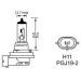 Jármű izzó H11 12V 55W PGJ19-2