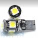 LED T10 Fehér Helyzetjelző,Index,Világítás 5x5050 Canbus