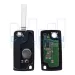 Peugeot 307 407 308 607 Bicskakulcs+Elektronika 433Mhz