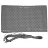 Kormányvédő Szürke varrható PU bőr (Lyukacsos)