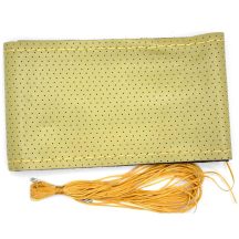 Kormányvédő Bézs varrható Valódi bőr (Lyukacsos)