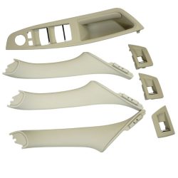 Bmw F10 F11 2009-2017 Belső Ajtókapaszkodó fogantyú boritás Osztriga-Csontfehér