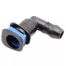 Fényszórómosó csatlakozó idom L-alakú