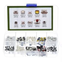   Gépkocsi távirányító mikrokapcsoló készlet 250 darabos