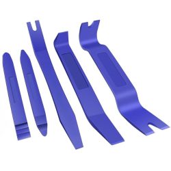 Műanyag kárpit- és patentkiszedő szerszámkészlet 5-részes