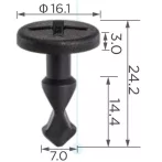   Porsche Cayenne Motorháztető burkolat rögzítő patent 95557271000 