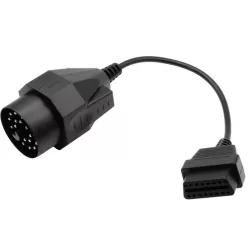 OBD2 diagnosztikai adapter BMW 20-pólusú kerek csatlakozóhoz