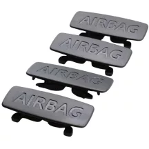 Volkswagen AIRBAG oszlopburkolat kupak készlet 4 db Fekete