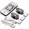Univerzális RGB LED stroboszkóp villogó szett távirányítóval újratölthető Univerzális RGB LED stroboszkóp villogó szett távirányítóval újratölthető