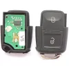 Vw Seat Skoda Bicskakulcs ház + elektronika 2 gombos 1J0959753AG Vw Seat Skoda Bicskakulcs ház + elektronika 2 gombos 1J0959753AG