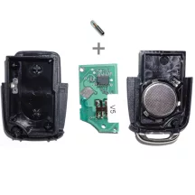   Vw Seat Skoda Bicskakulcs ház + elektronika 434Mhz 2 gombos 1J0959753CT