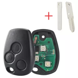 Renault Kulcsház + elektronika 433Mhz 7946 3 gombos