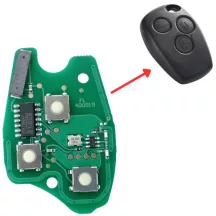 Renault Dacia Kulcs Elektronika 433Mhz 7946 3 gombos