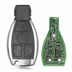 Mercedes Kulcsház + elektronika 315/433Mhz 3 gombos