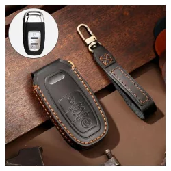 Audi A3 A4 A5 A6 A7 A8 Q5 Q7 Kulcsház Bőrtok