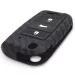 Vw Kulcsház Szilikon tok Karbon mintás 3 gombos