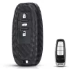 Audi Kulcsház Szilikon tok Karbon mintás 3 gombos