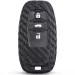Audi Kulcsház Szilikon tok Karbon mintás 3 gombos
