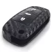 Audi Kulcsház Szilikon tok Karbon mintás 3 gombos