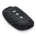 Hyundai Kulcsház Szilikon tok Karbon mintás 3 gombos
