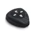 Toyota Kulcsház Szilikon tok Karbon mintás 4 gombos