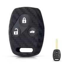 Honda Kulcsház Szilikon tok Karbon mintás 3 gombos