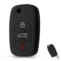 Audi Kulcsház Szilikon tok 3 gombos