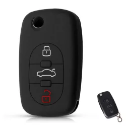 Audi Kulcsház Szilikon tok 3 gombos