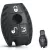 Mercedes Kulcsház Szilikon tok Karbon mintás 3 gombos