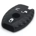 Mercedes Kulcsház Szilikon tok Karbon mintás 3 gombos