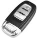 Audi A4 A5 A6 A7 S4 S6 S8 RS4 RS8 Q5 SQ5  Kulcsház 3 gombos