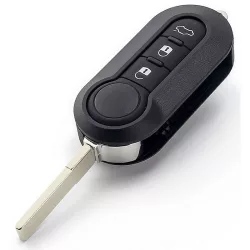 Peugeot Citroen Fiat Lancia Kulcsház elektronokával 433Mhz ID46 Delphi system 3 gombos